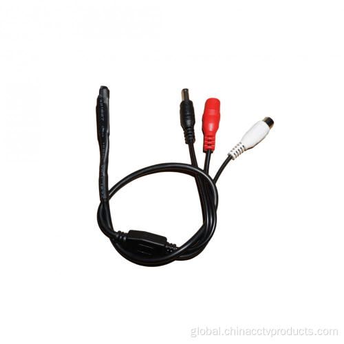 Microphone For Security Camera Mini Hidden CCTV Microphone DC Male+DC Female+RCA Supplier